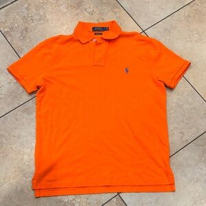 Polo by Ralph Lauren Men's Bright Orange Polo  great condition size M